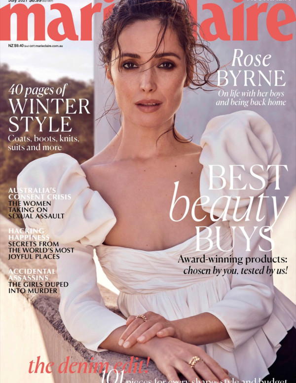 Rose Byrne dans Marie Claire Magazine Australie