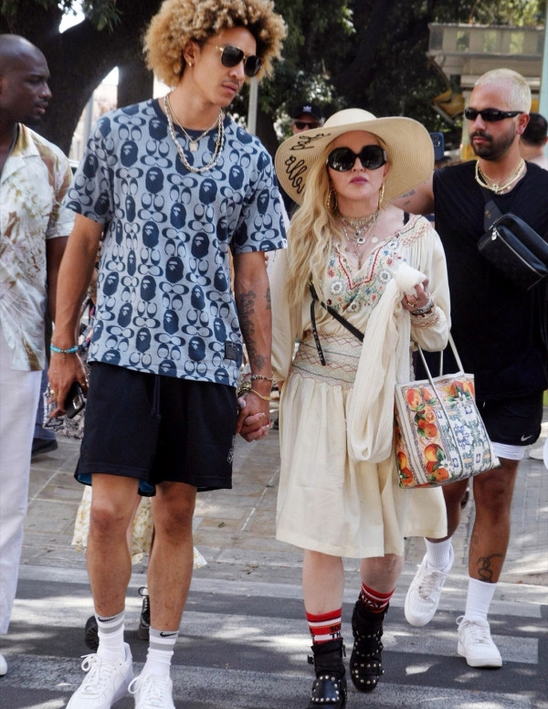 Madonna à Lecce avec son nouveau mec de 27 ans