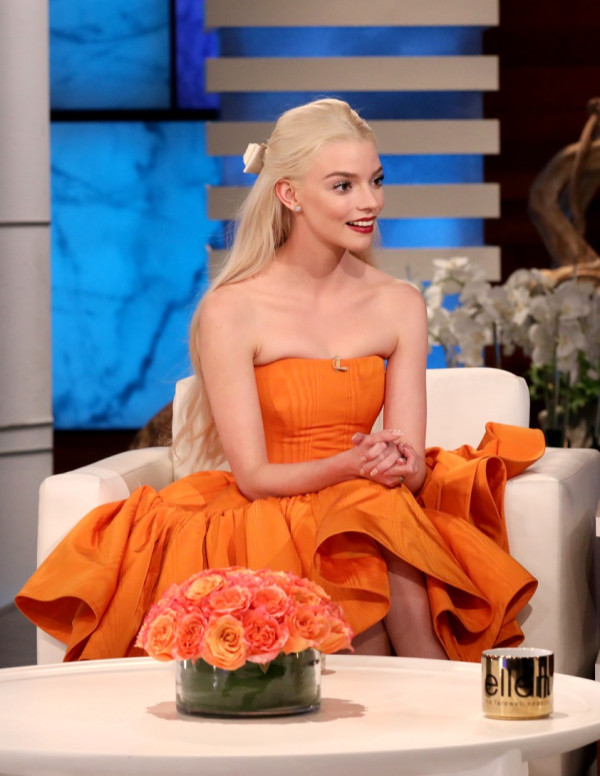 Anya Taylor-Joy dans l'émission The Ellen DeGeneres Show
