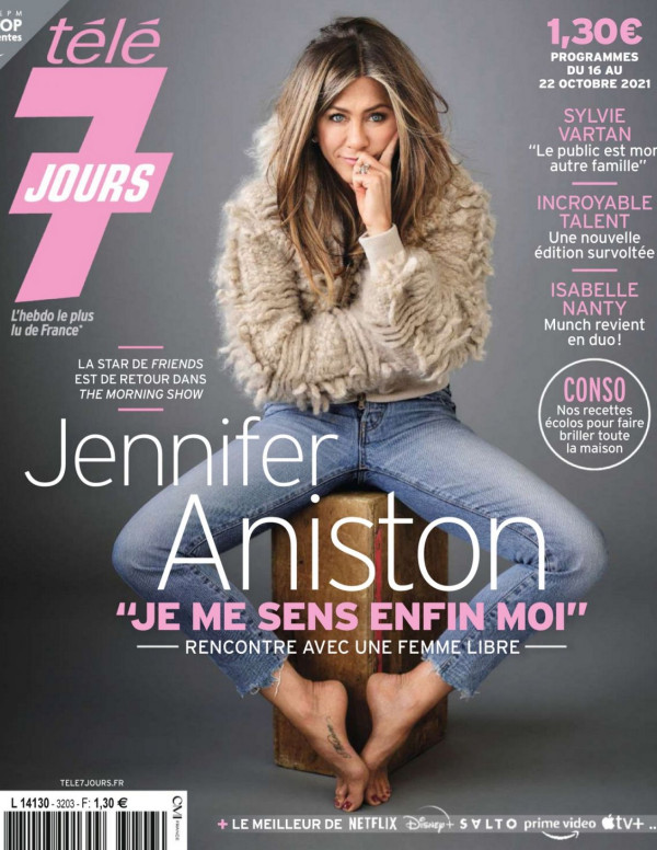Jennifer Aniston dans Tele 7 Jours Magazine