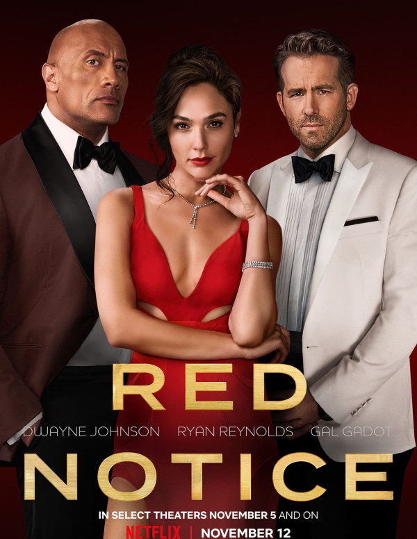 Shooting Gal Gadot pour la sortie du film Red Notice (Netflix)