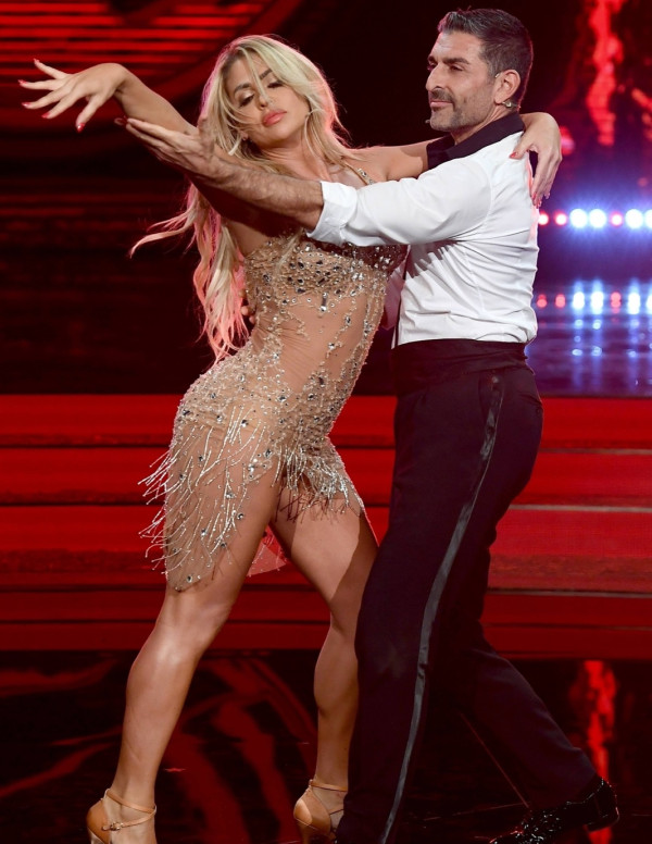 Bianca Gascoigne dans l'émission à Rome danse avec les stars (Dancing With Stars)