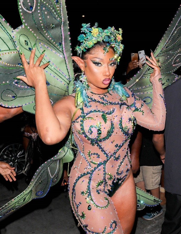 Megan Thee Stallion sexy à la soirée Halloween