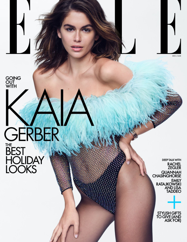 Kaia Gerber sexy dans Elle