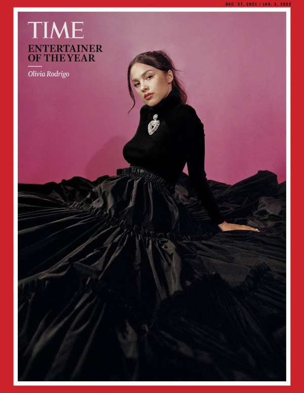 Olivia Rodrigo dans Time Magazine Entertainer of the Year