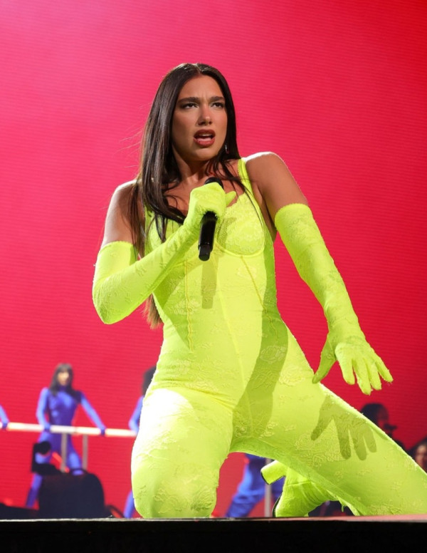 Dua Lipa en concert à Las Vegas