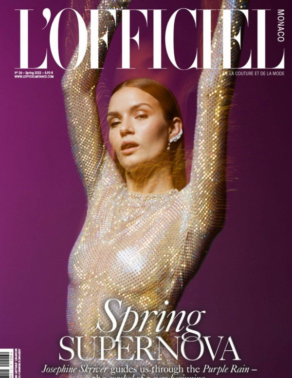Josephine Skriver dans L'Officiel (Monaco)