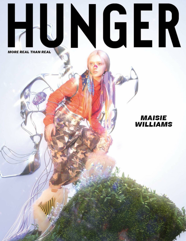 Maisie Williams dans Hunger magazine
