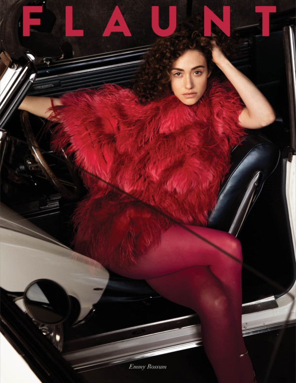 Emmy Rossum dans Flaunt magazine