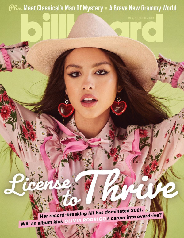 Olivia Rodrigo dans Billboard Magazine