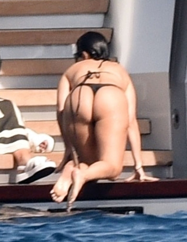 Kourtney Kardashian en vacances à Portofino