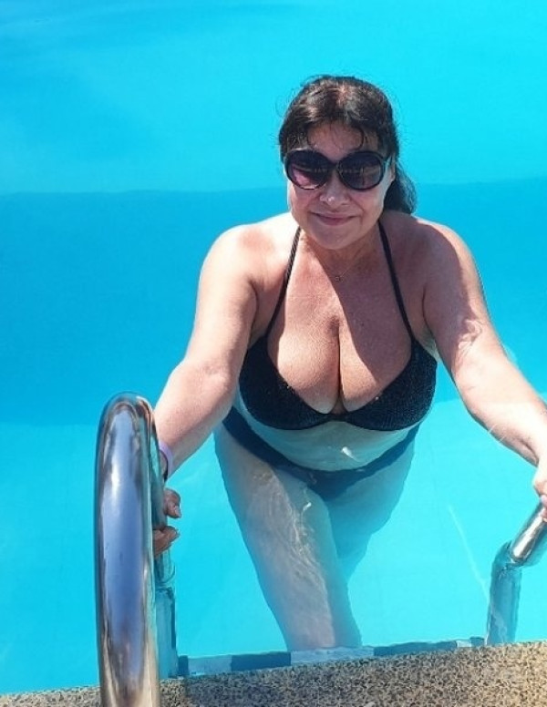 Dagmar Patrasová en vacances à Tunis