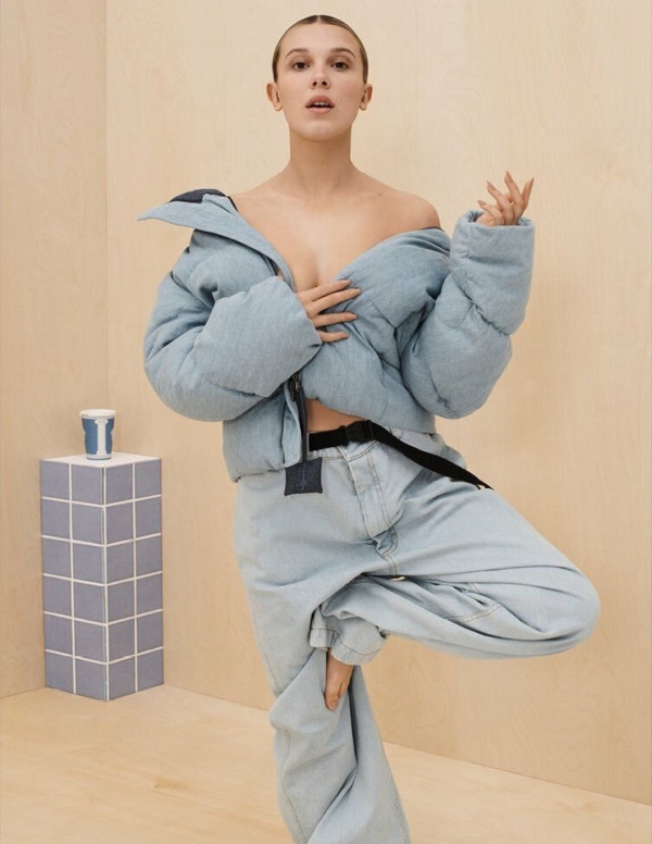 Millie Bobby Brown sexy dans vogue hong kong magazine