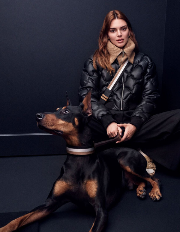 Shooting Kendall Jenner pour Boss collection Automne Hiver