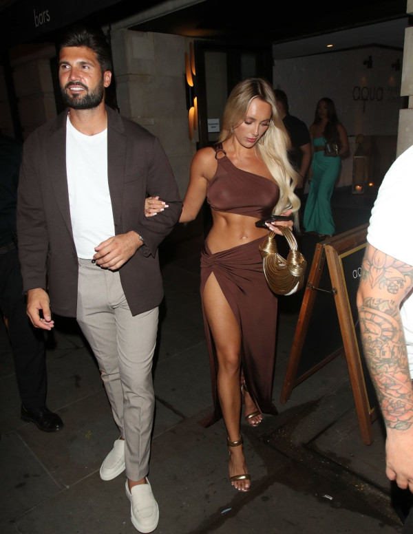 Amber Turner en soirée à Londres