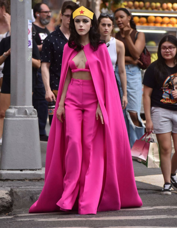 Kiernan Shipka en Wonder Woman à New York