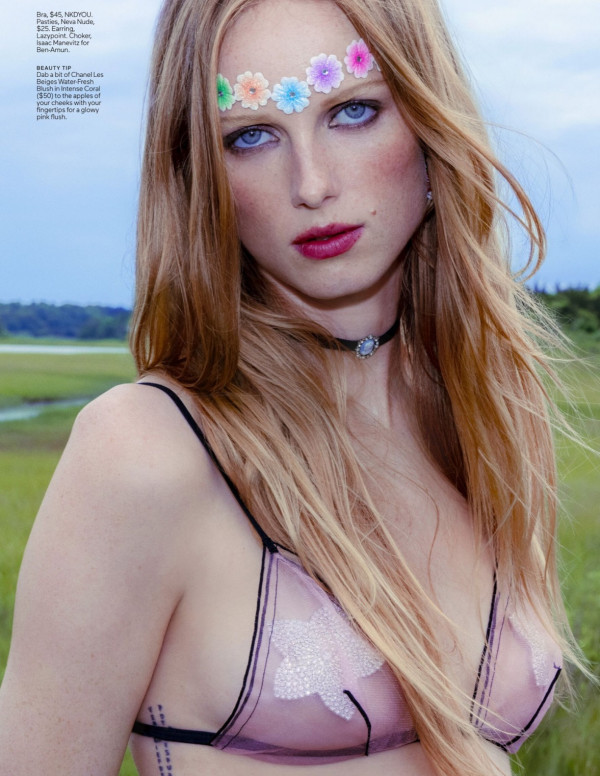 Rianne Van Rompaey dans Elle magazine (USA)