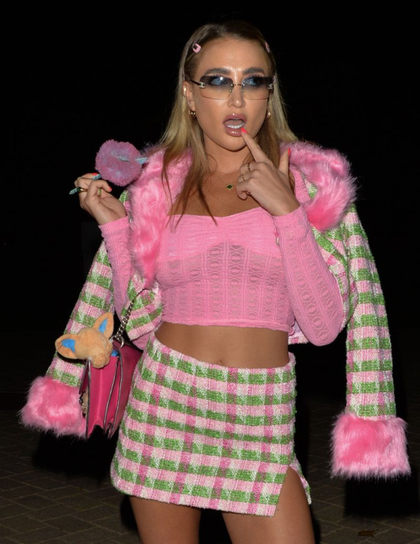 Georgia Harrison en soirée Halloween à Londres