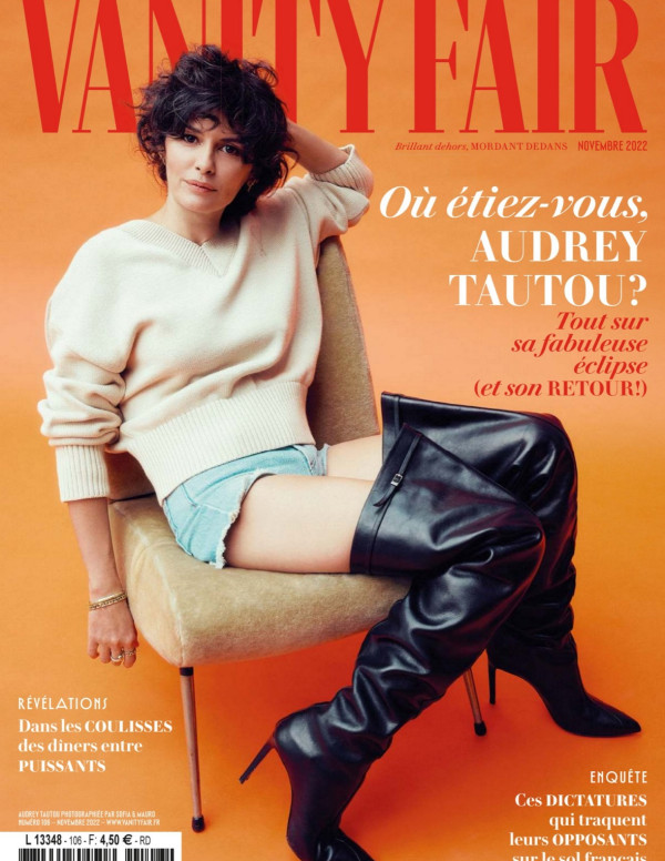 Audrey Tautou dans Vanity Fair magazine (France)