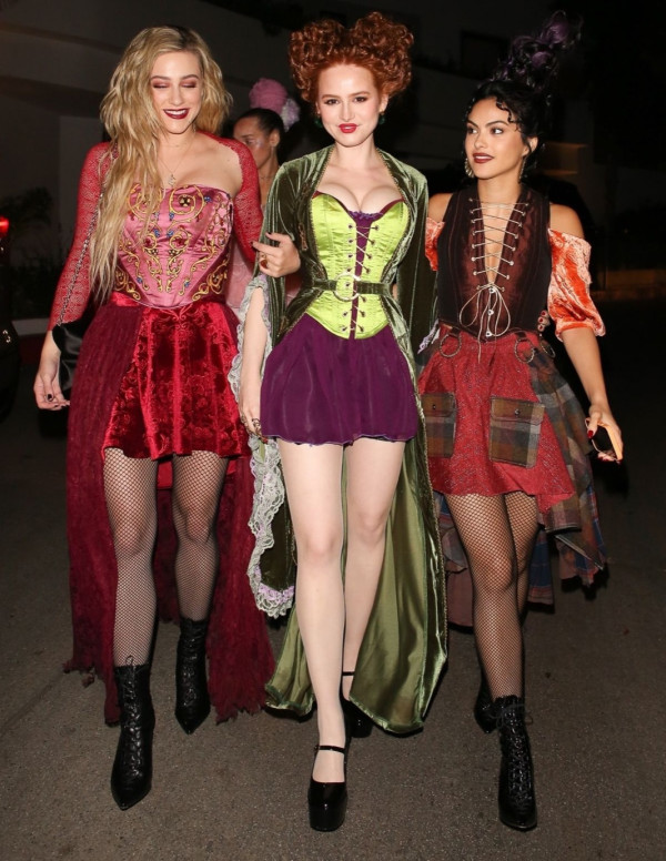 Lili Reinhart, Camila Mendes et Madelaine Petsch en soirée Halloween à LA