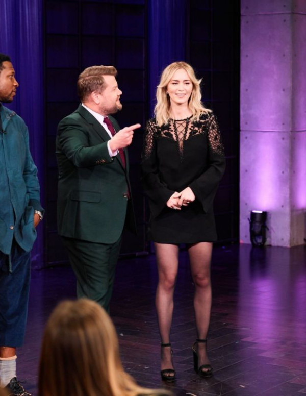 Emily Blunt au Late Late Show de James Corden