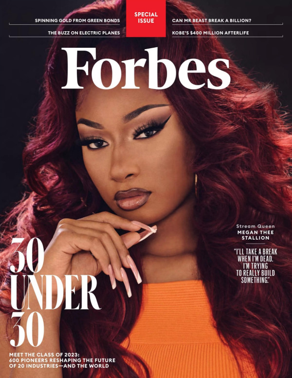 Megan Thee Stallion dans Forbes magazine