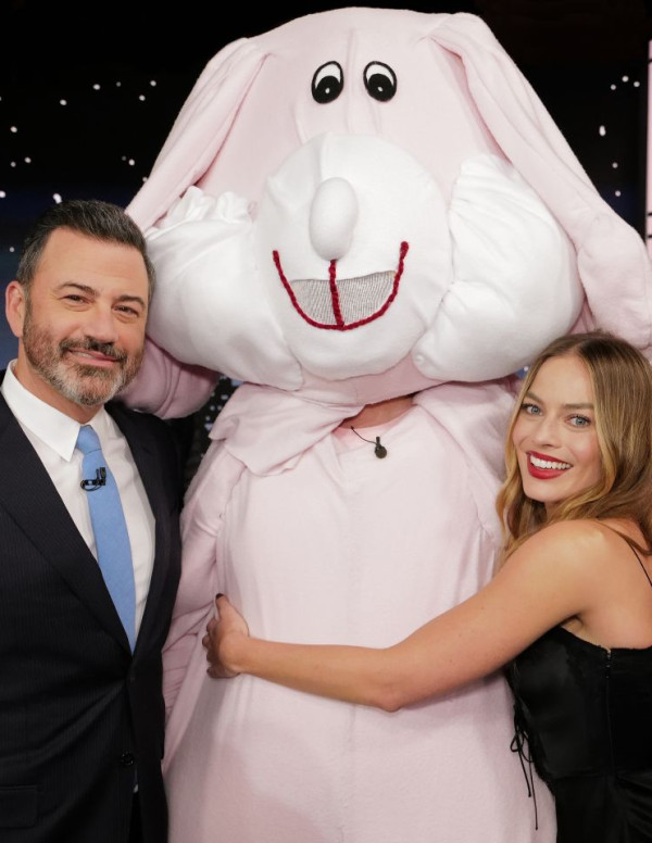 Margot Robbie dans l'émission Jimmy Kimmel Live