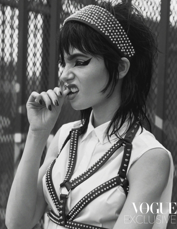 Shooting Lily Collins pour Vogue (Hong Kong)