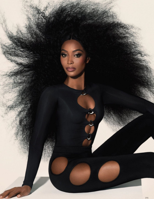 Shooting Naomi Campbell pour Vogue (UK)