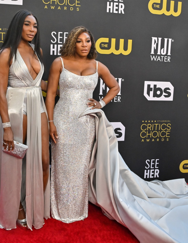 Serena et Venus Williams à la 27e cérémonie des Critics' Choice Movie Awards