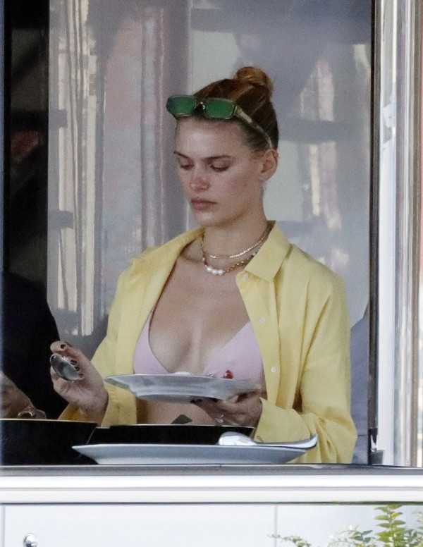 Madison Headrick en vacances à St Bart