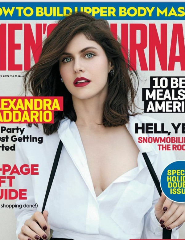 Alexandra Daddario dans Men's Journal