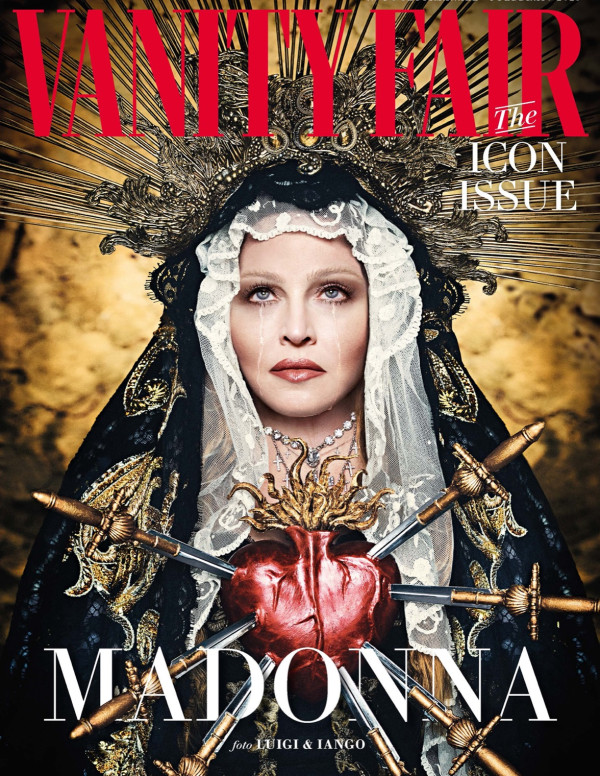 Madonna dans Vanity Fair magazine (Italie)