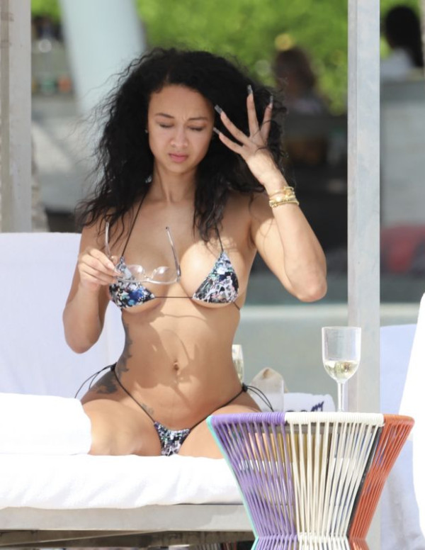 Draya Michele sexy en vacances à Cancun