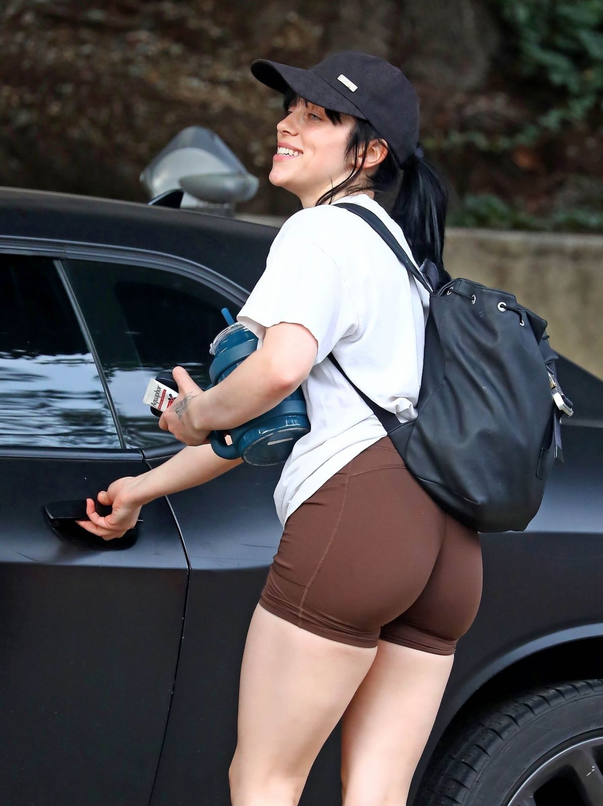 Billie Eilish sors de sa séance de sport à Los Angeles