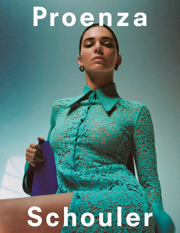 Shooting sexy transparence de Kendall Jenner pour Proenza Schouler