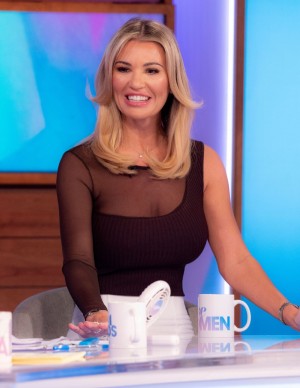 Christine McGuinness dans l'émission Loose Women à Londres