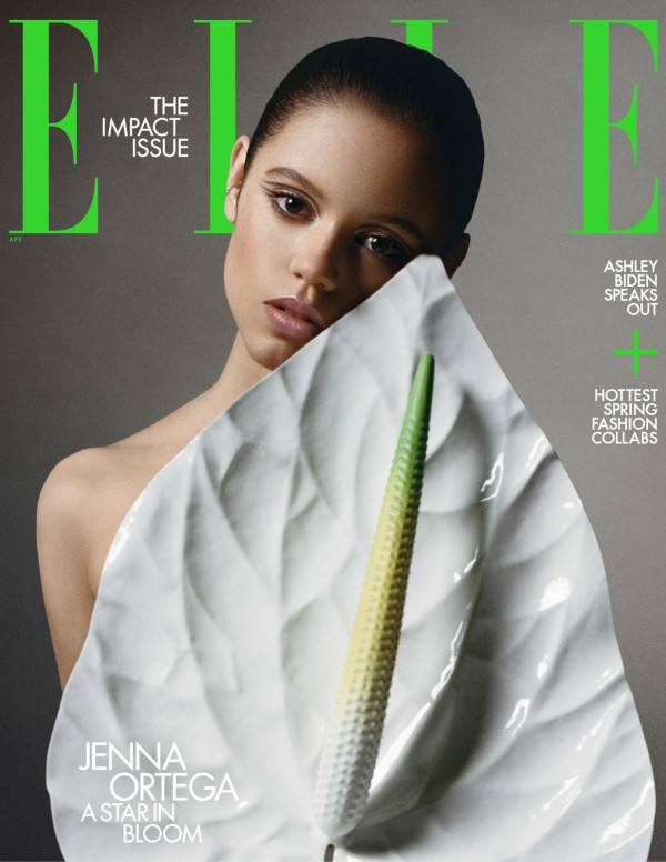 Jenna Ortega dans Elle magazine