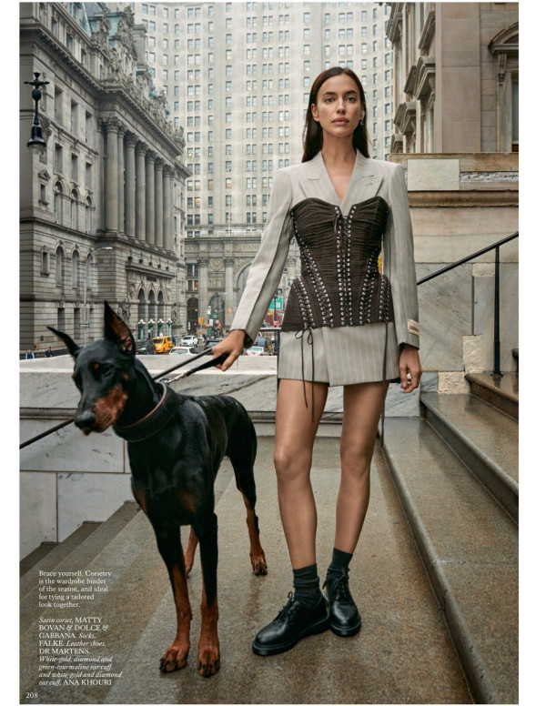 Irina Shayk dans Vogue (UK)