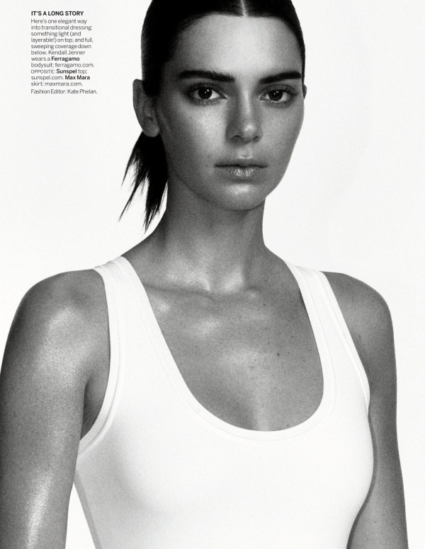 Kendall Jenner dans Vogue Magazine