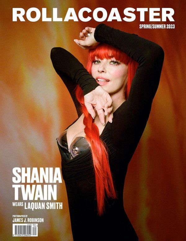 Shania Twain dans Rollacoaster magazine