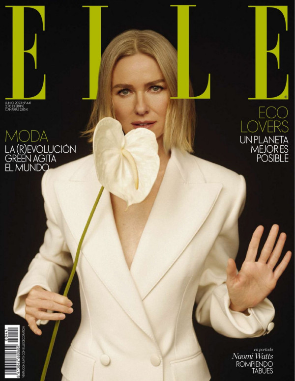 Naomi Watts dans Elle magazine (Espagne)
