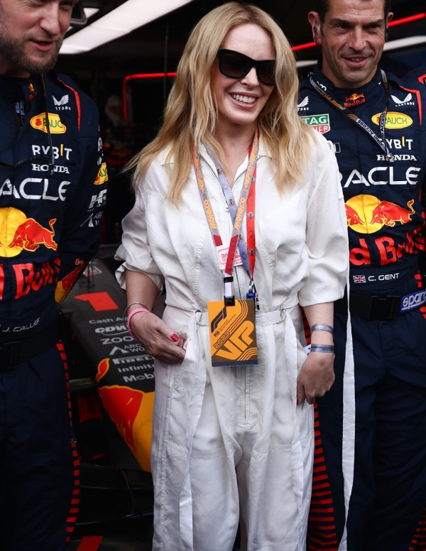 Kylie Minogue au Grand Prix F1 de Monaco