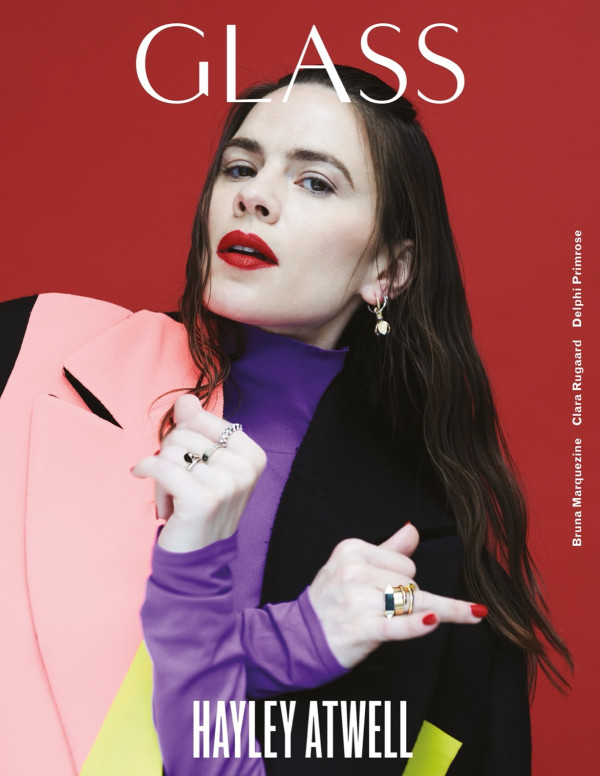 Hayley Atwell dans Glass Magazine
