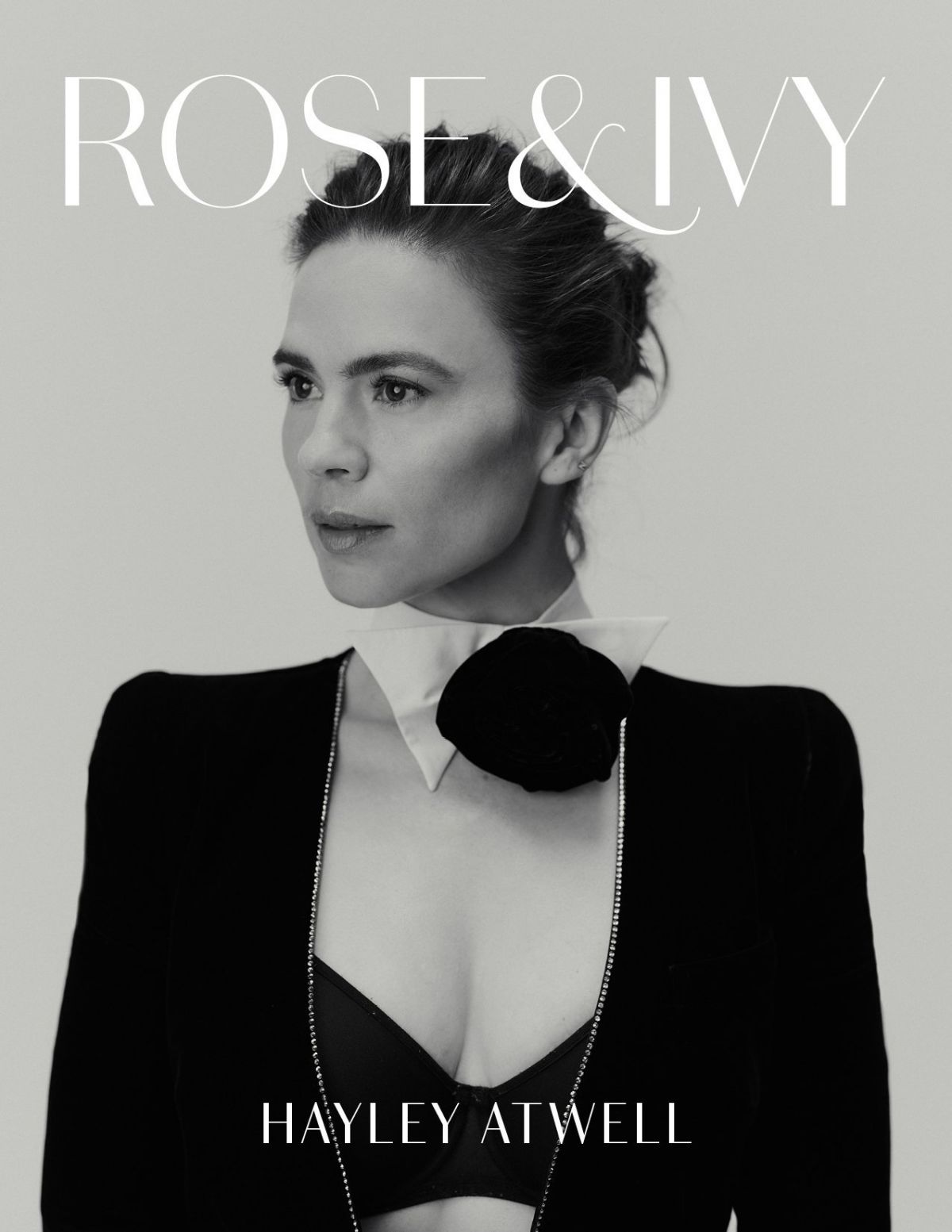 Hayley Atwell dans Rose & Ivy Journal magazine