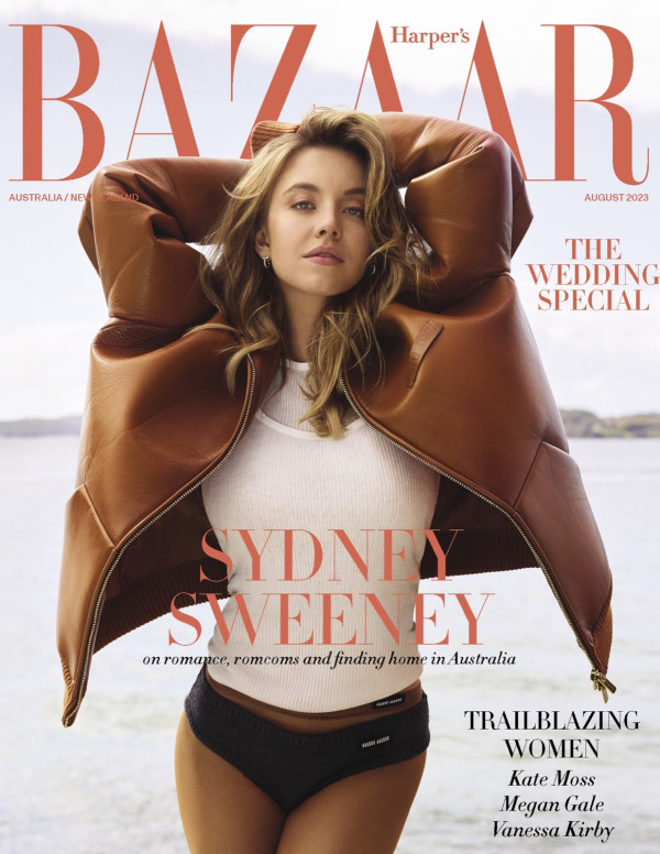 Sydney Sweeney dans Harper's Bazaar magazine (Australie/Nouvelle Zélande)
