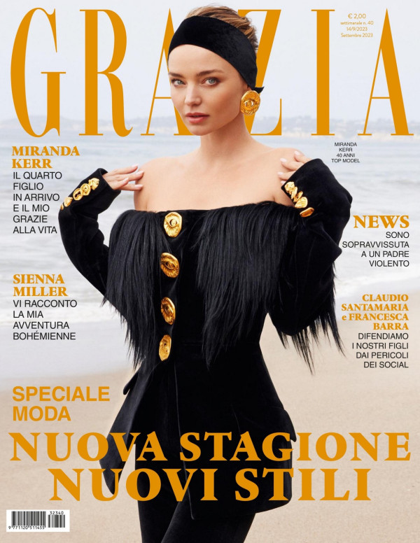 Miranda Kerr dans Grazia magazine (Italie)