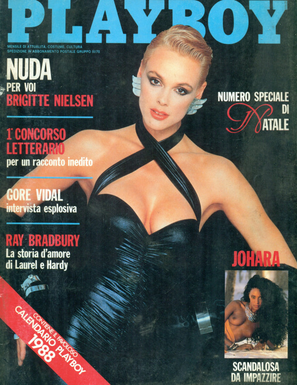 Brigitte Nielsen dans Playboy magazine ( Italie ), 1987