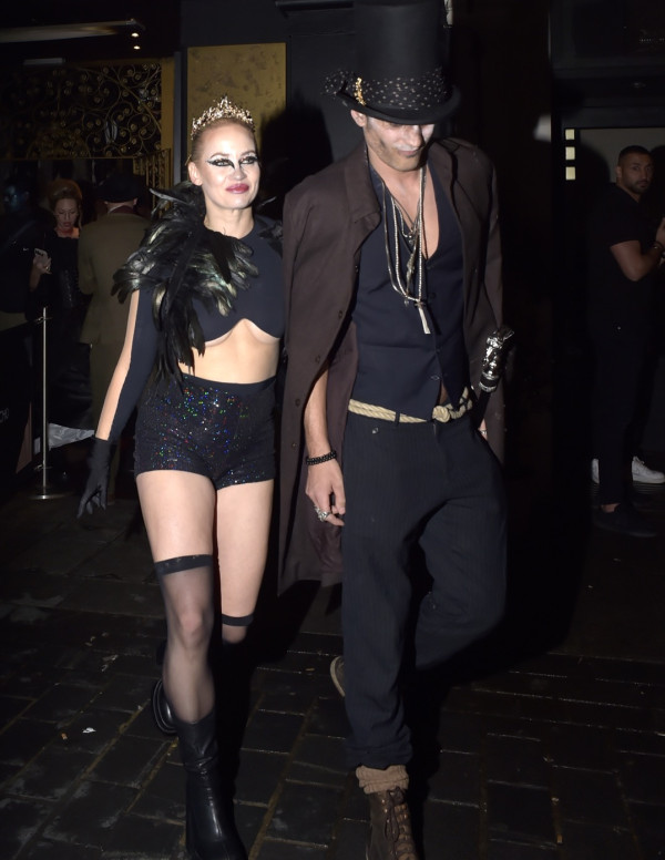 Kimberly Wyatt à la soirée Hallowzeem à Londres
