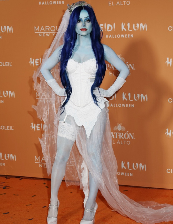 Becky G à la soirée Halloween d'Heidi Klum à New York